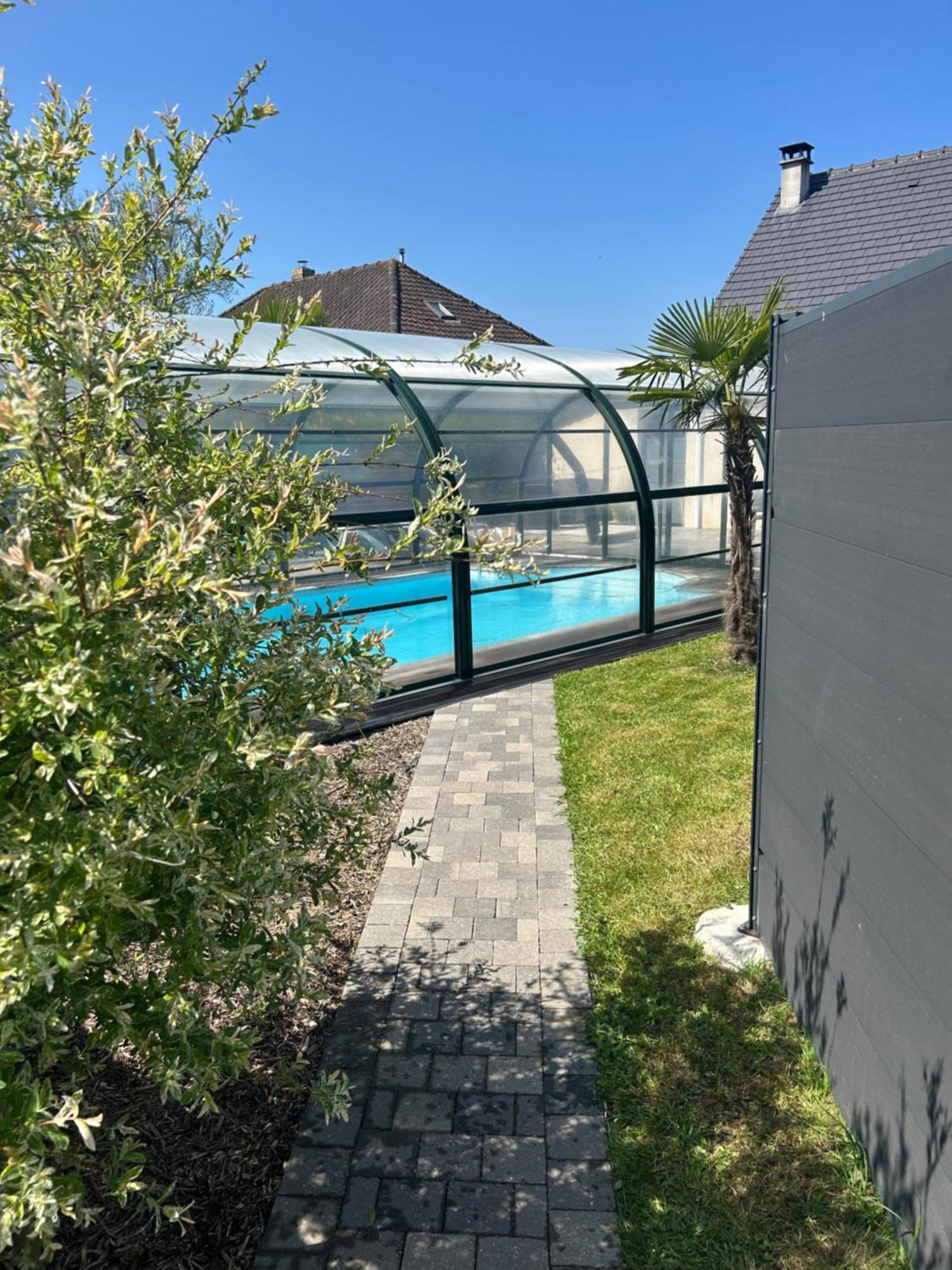 Gite Spa Sauna Piscine Aubin-Saint-Vaast Екстериор снимка